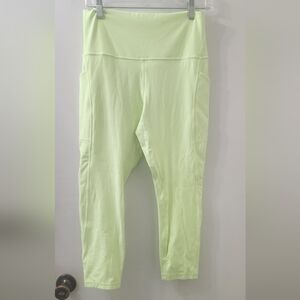 Lululemon Leggin, Size 10, Ligh Green